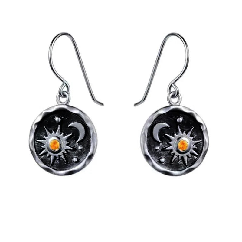 Sun Moon Earring and Necklace