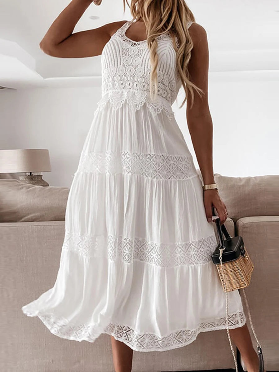 Long Elegant White Dresses