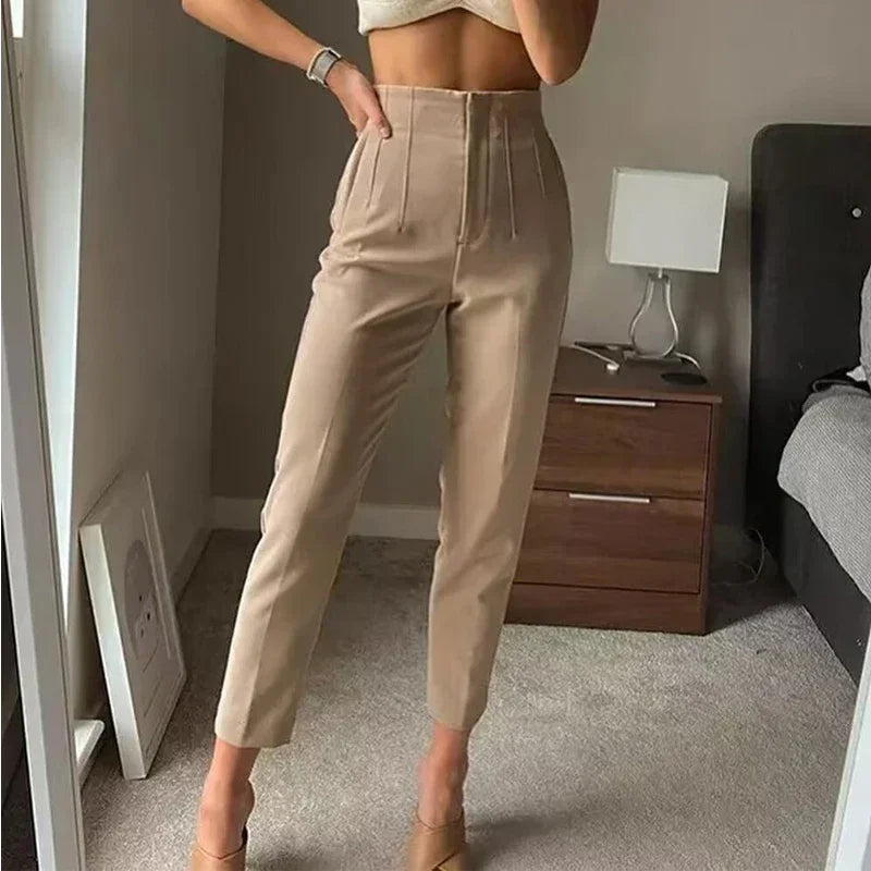 Office High waist Pants for Women Formal Pants Office outfits