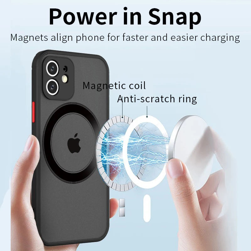 Wireless Charge Case For iPhone 14 13 11 12 Pro Max Mini Plus XS Max XR X